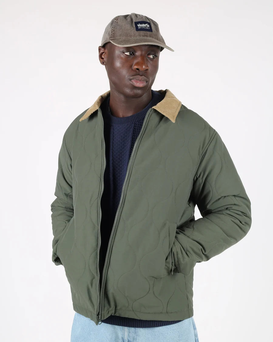 Calem Liner Zip Jacket - Olive