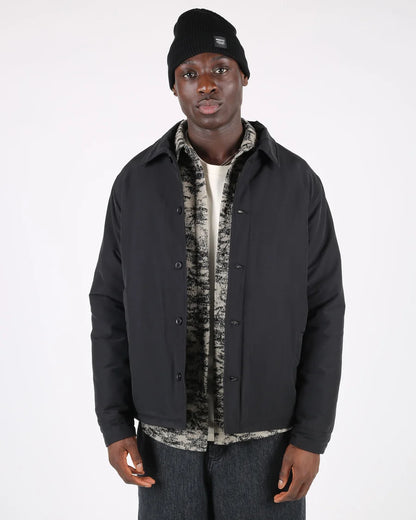 Greyson Padded Coach Jacket - Black