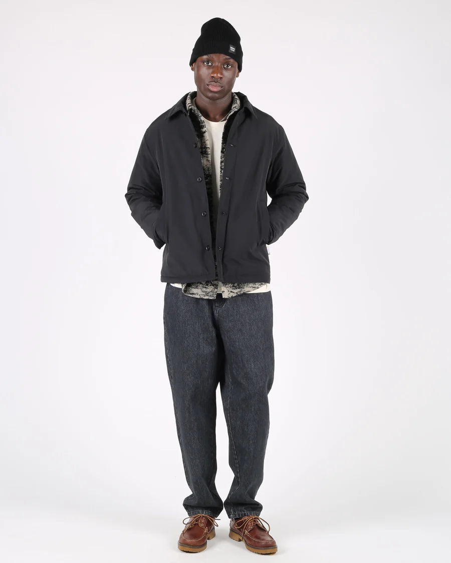 Greyson Padded Coach Jacket - Black