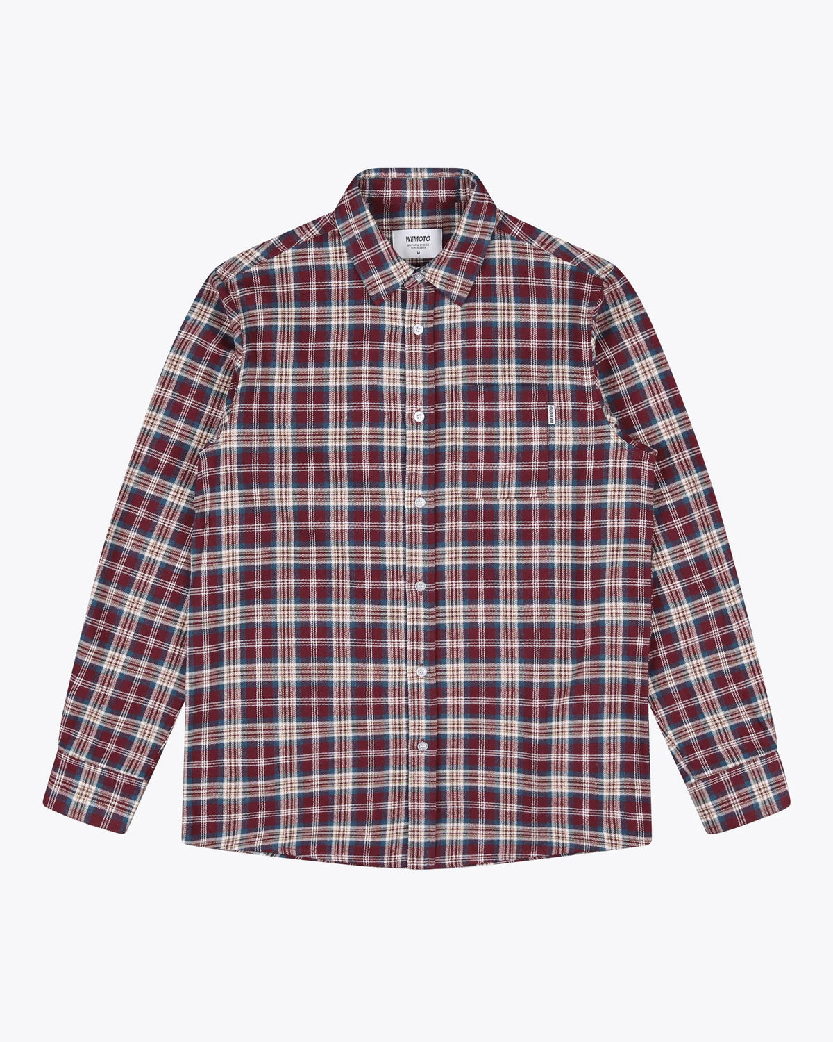 Ian Cotton Flannel Shirt - Grape