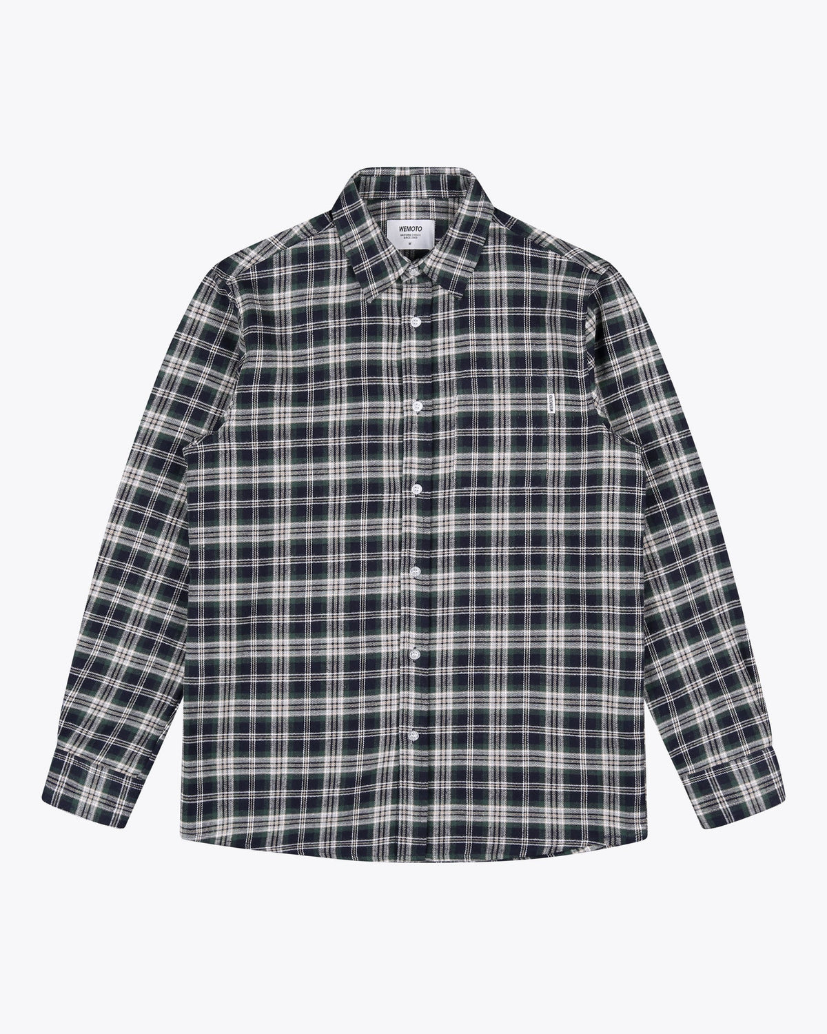 Ian Cotton Flannel Shirt - Dark Green