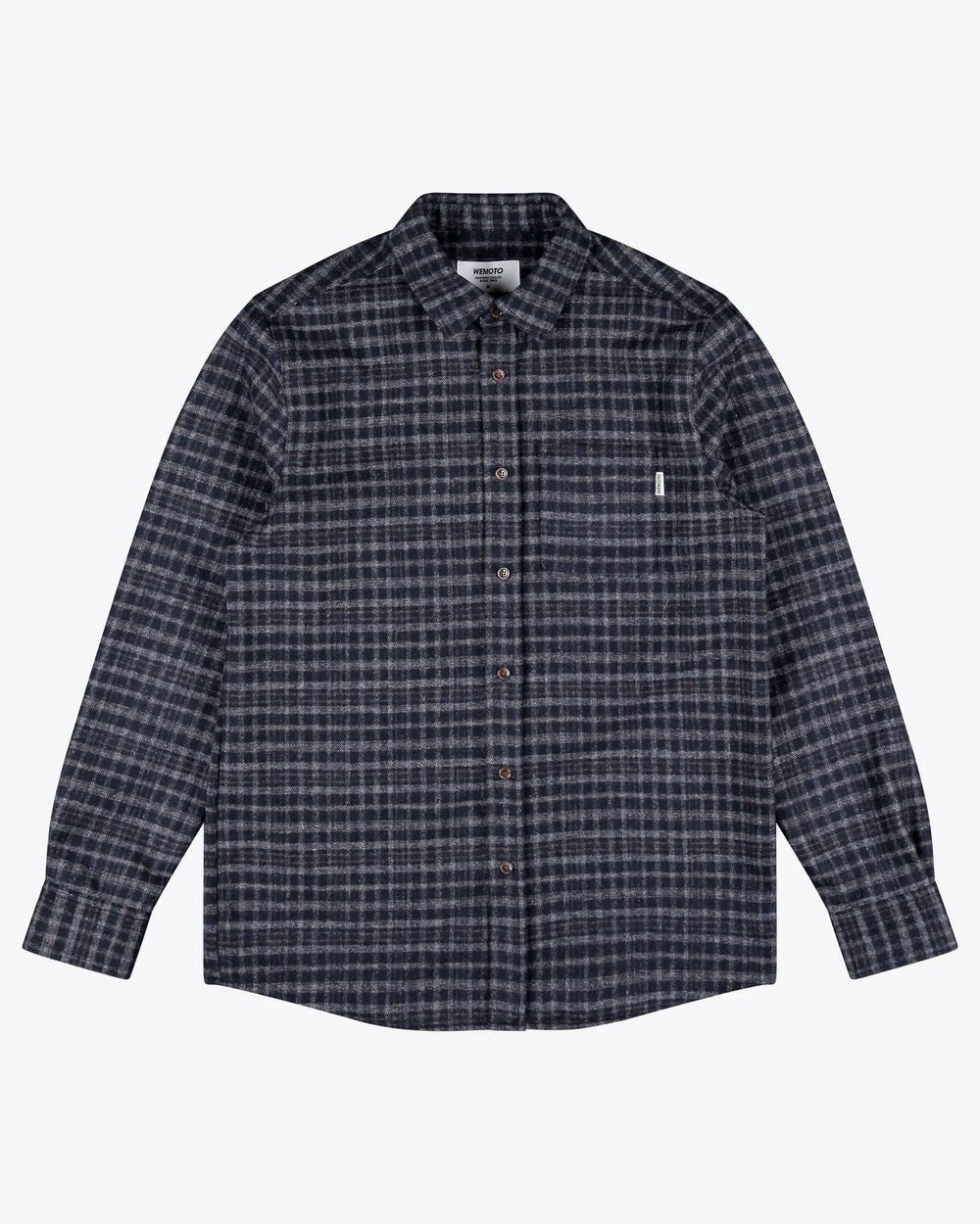 Jonah Blended Wool Shirt - Dark Navy
