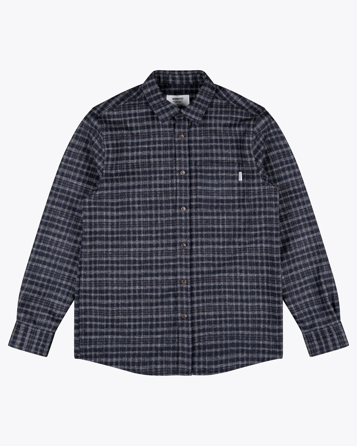 Jonah Blended Wool Shirt - Dark Navy