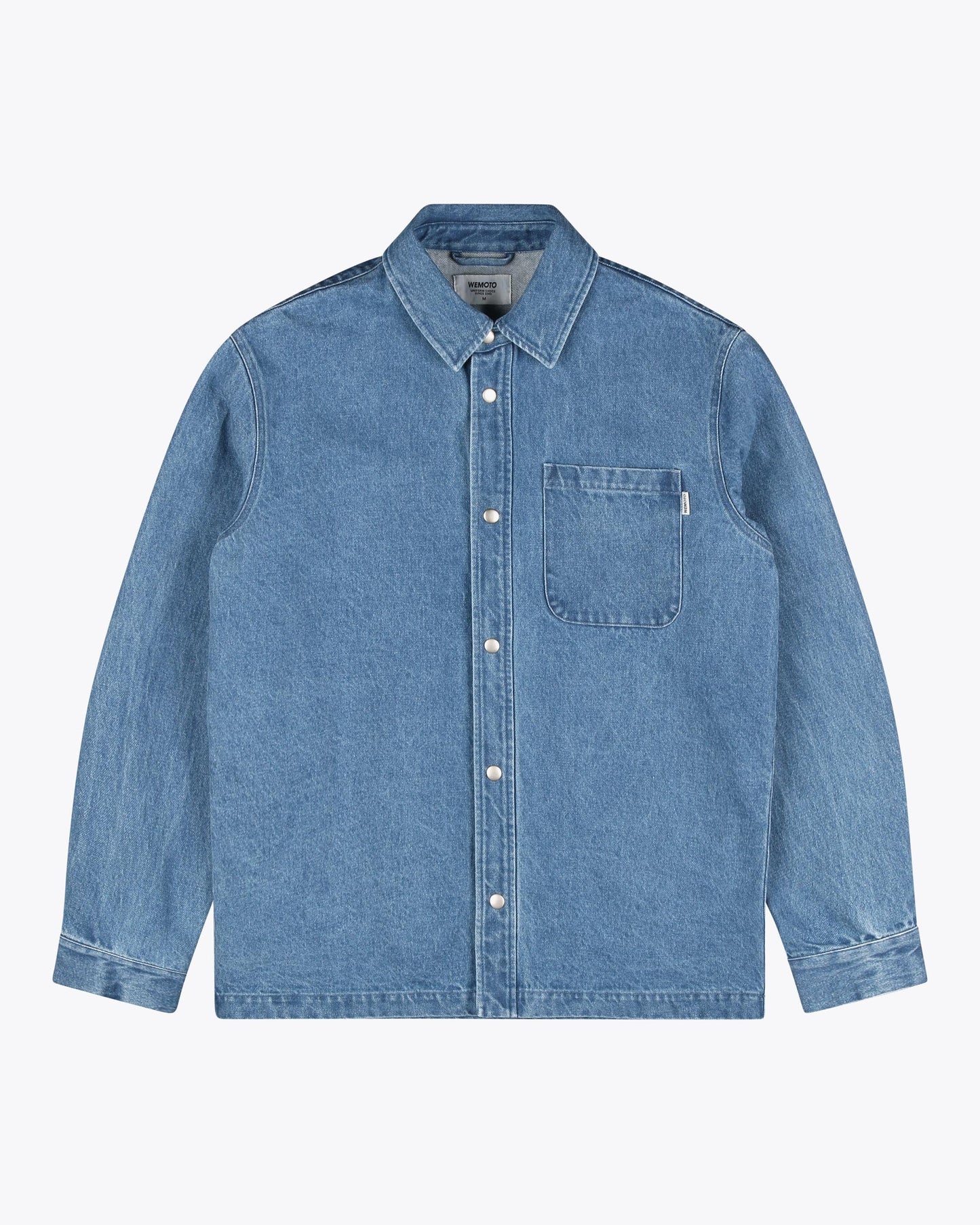 Len Denim Overshirt - Blue Denim