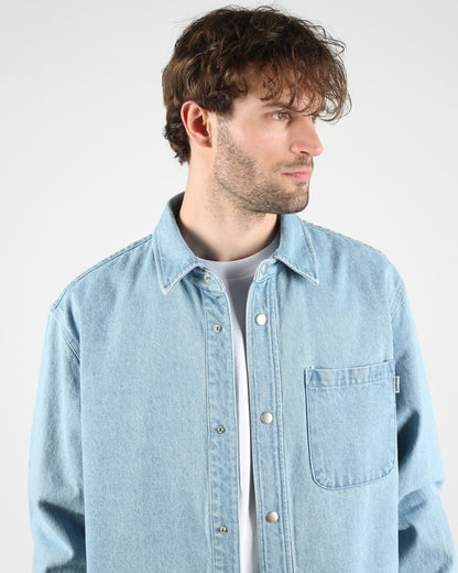 Len Denim Overshirt - Light Denim