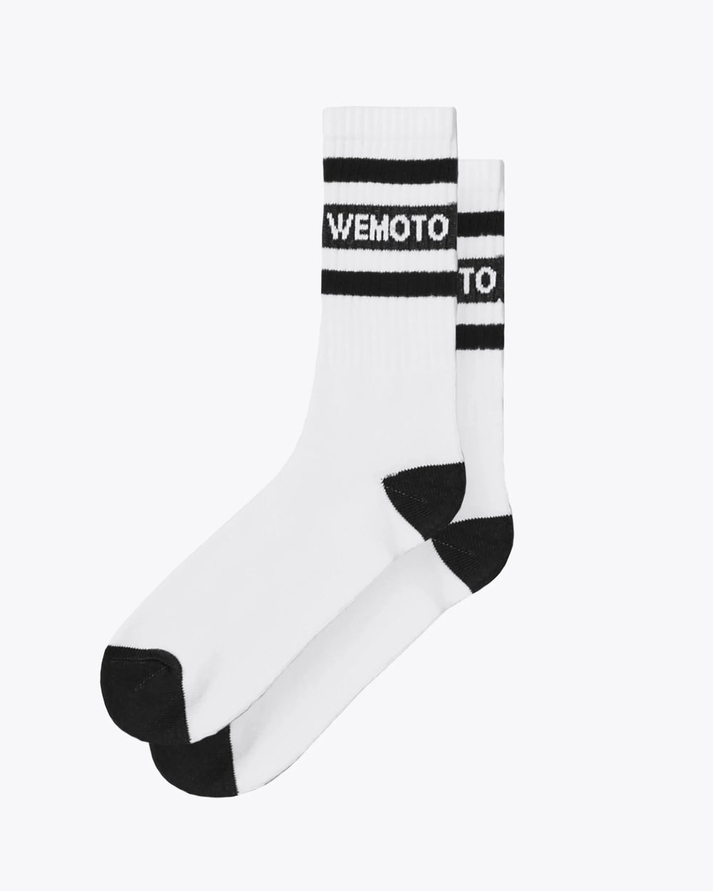 Milbury Knitted Socks - Black / White
