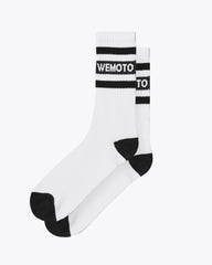 Milbury Knitted Socks - Black / White