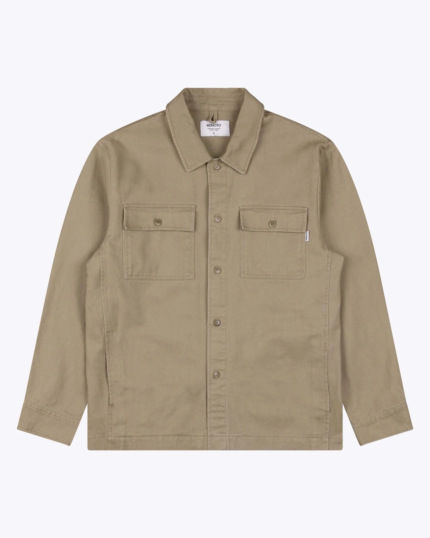 Byrd Coton Twill Worker Shirt - Olive