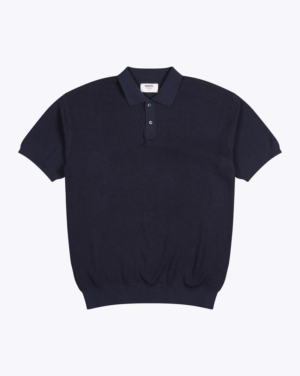 Dumas Knit Polo Shirt - Navy Blue