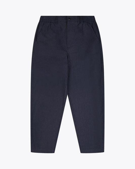 Grover Seersucker Pant - Dark Navy