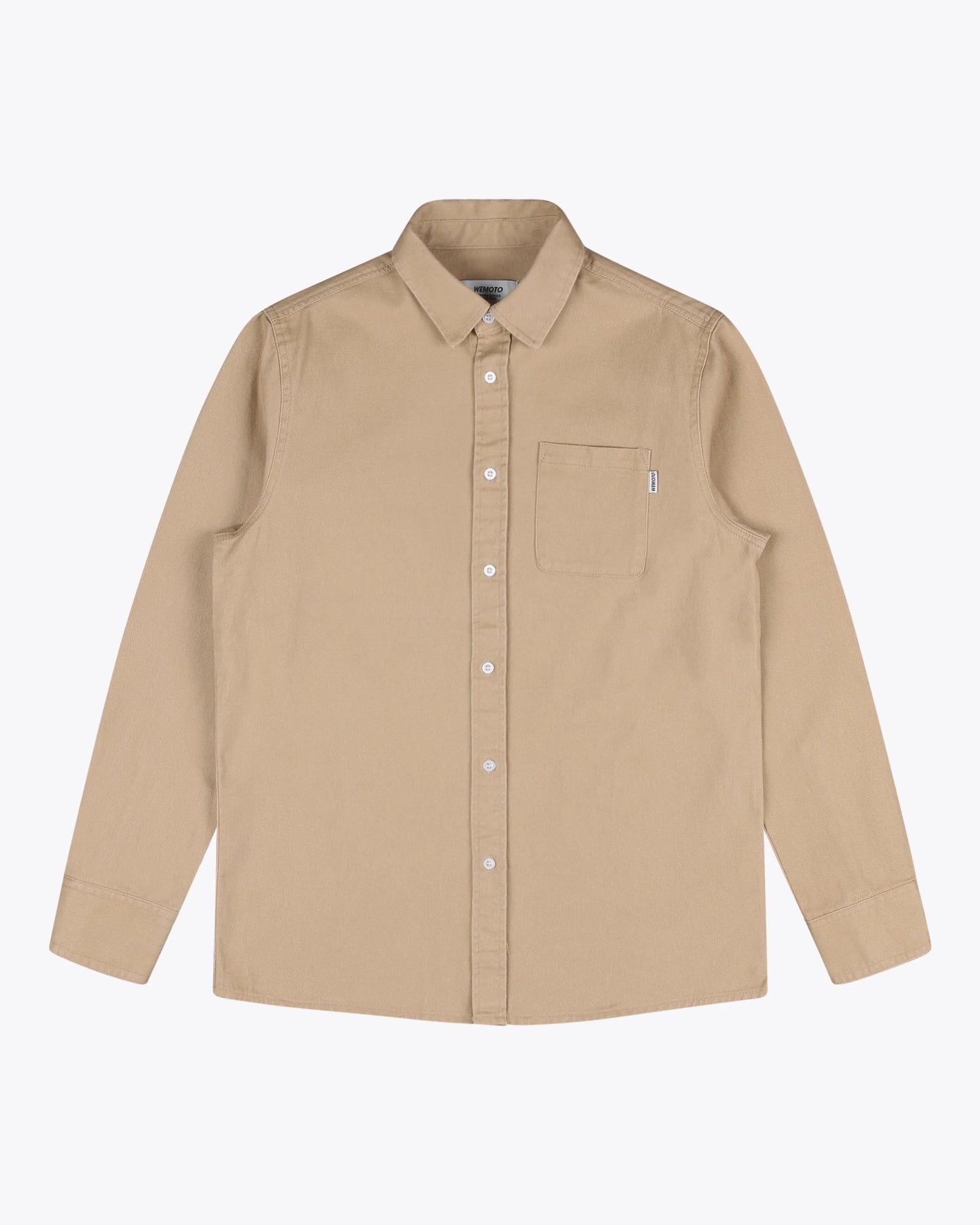 Bobby Coton Twill Shirt - Beige
