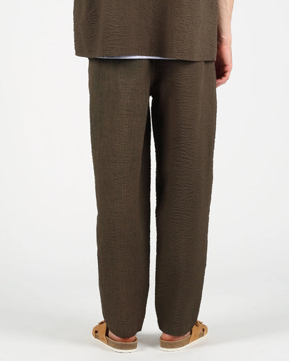 Grover Seersucker Pant - Olive