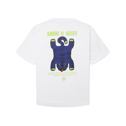 Baine Tiger Tee - White