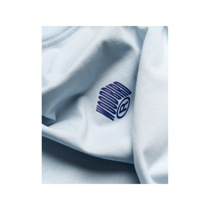 Baine Carp Tee - Dusty Blue