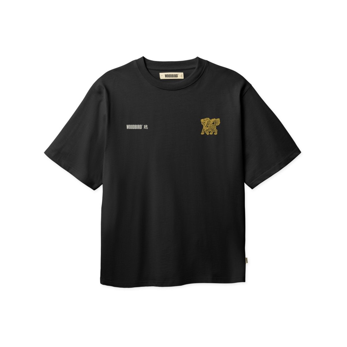 Baine Golden Tee - Black