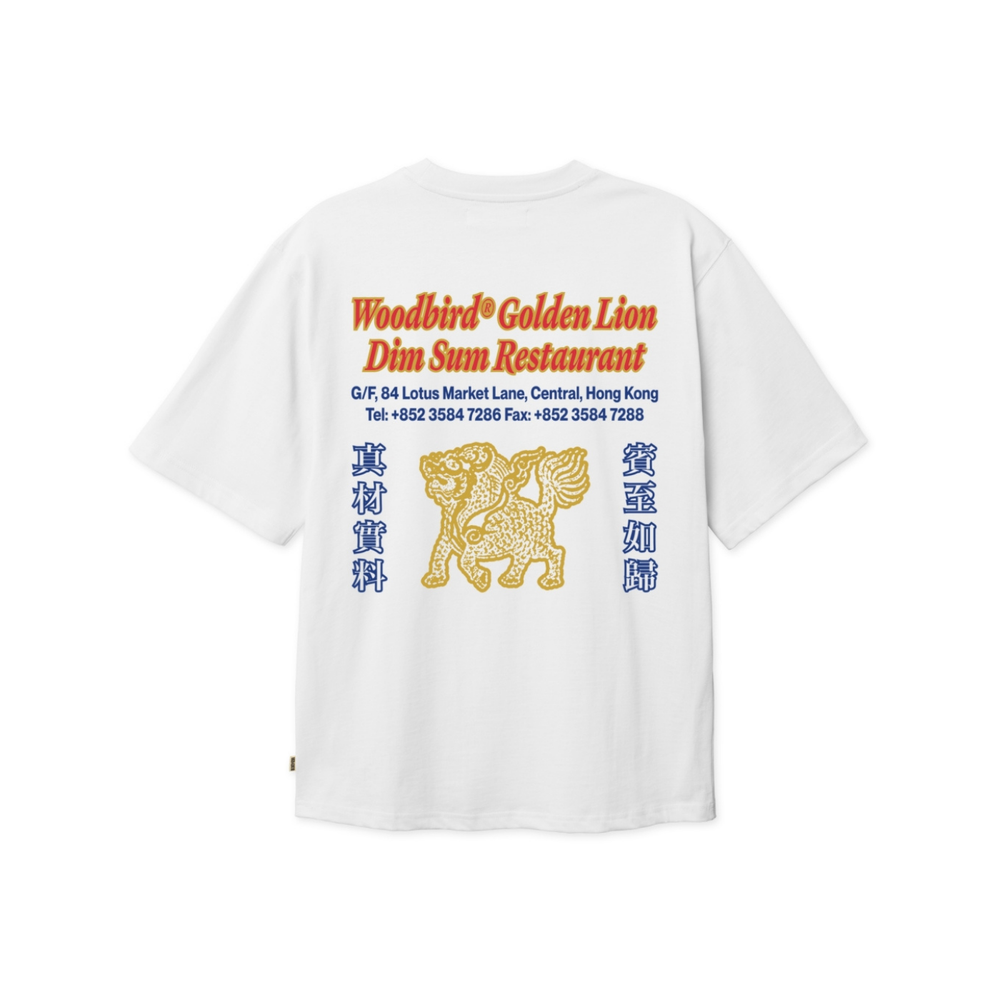 Baine Golden Tee - White