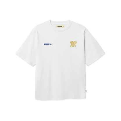 Baine Golden Tee - White