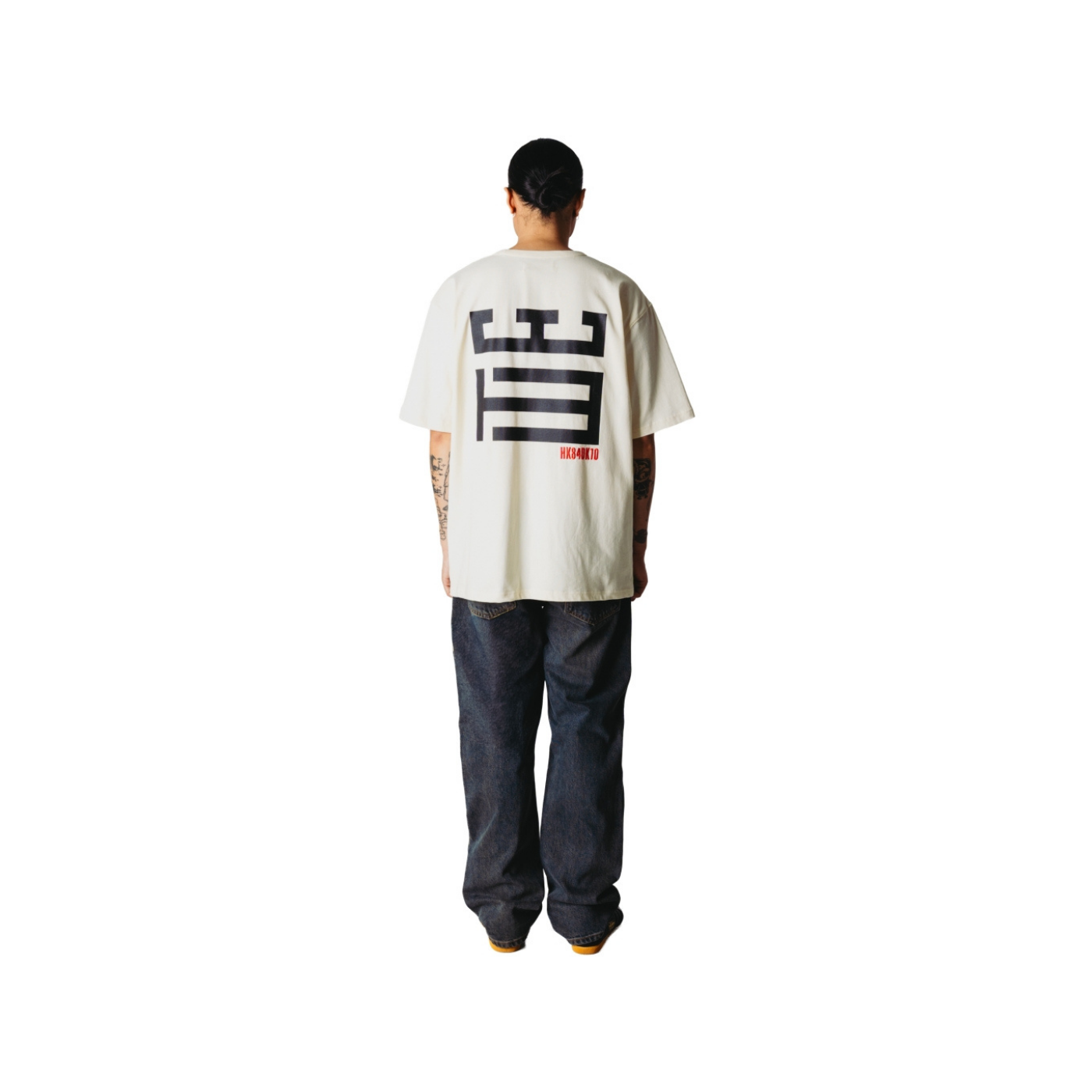 Baine Mono Tee - Off White