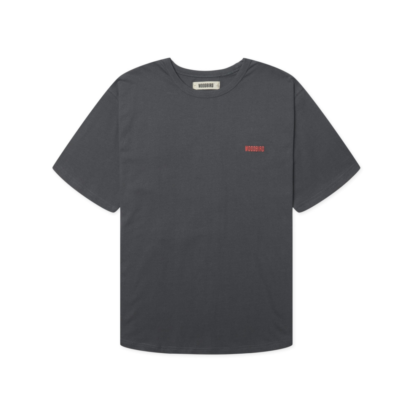 Baine Mono Tee - Slate Blue