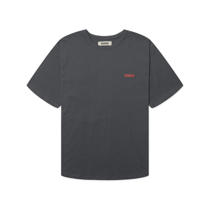 Baine Mono Tee - Slate Blue
