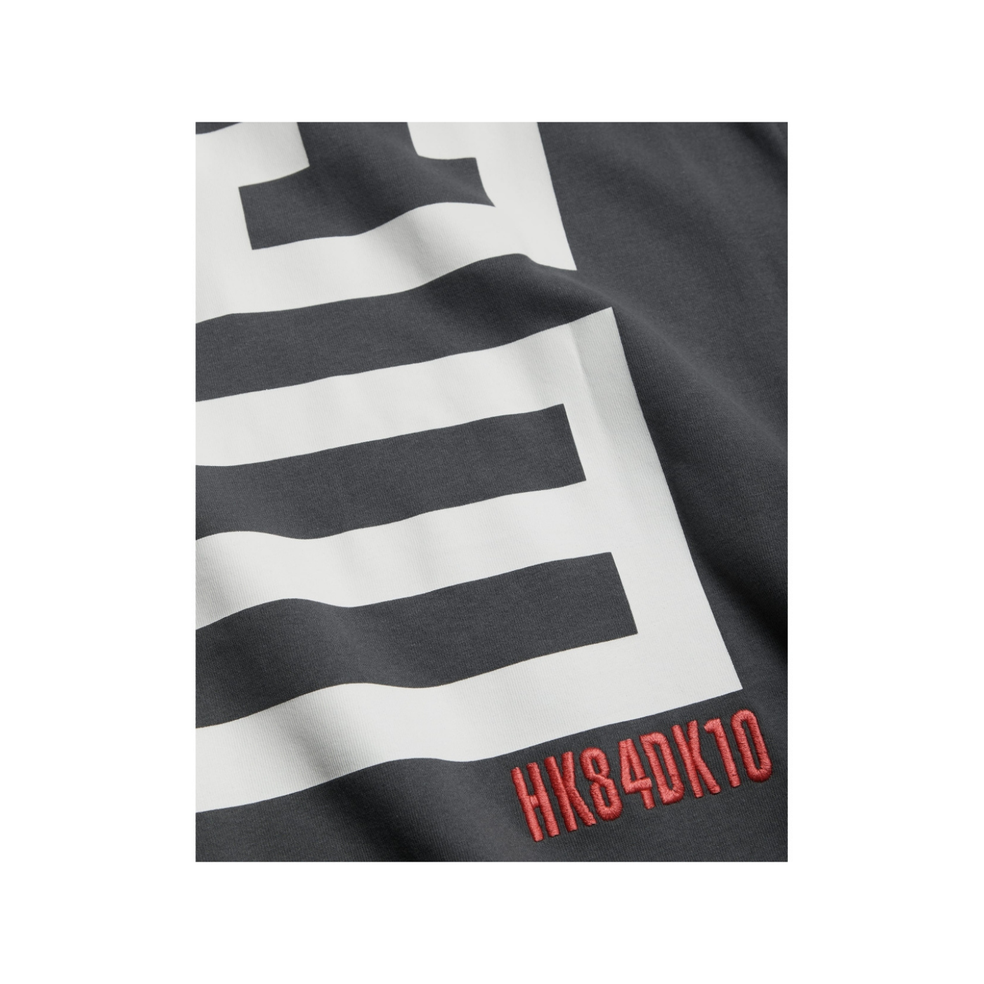 Baine Mono Tee - Slate Blue