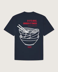 Baine Noodle Tee - Navy