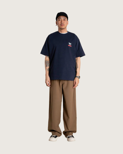 Baine Noodle Tee - Navy