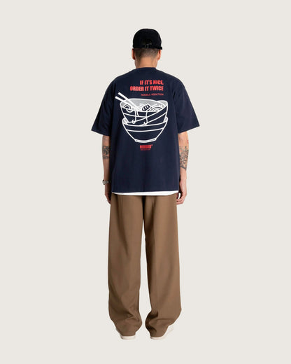 Baine Noodle Tee - Navy