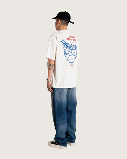 Baine Noodle Tee - Off White