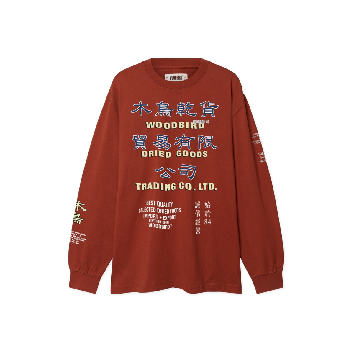 Baine Trade LS Tee - Red