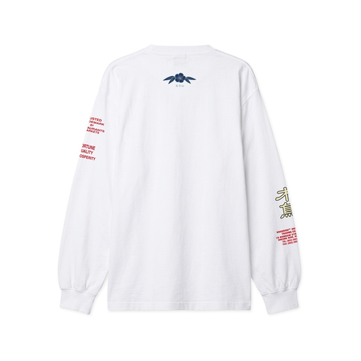 Baine Trade LS Tee - White