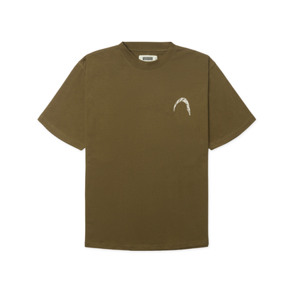 Baine Warp Tee - Dark Olive
