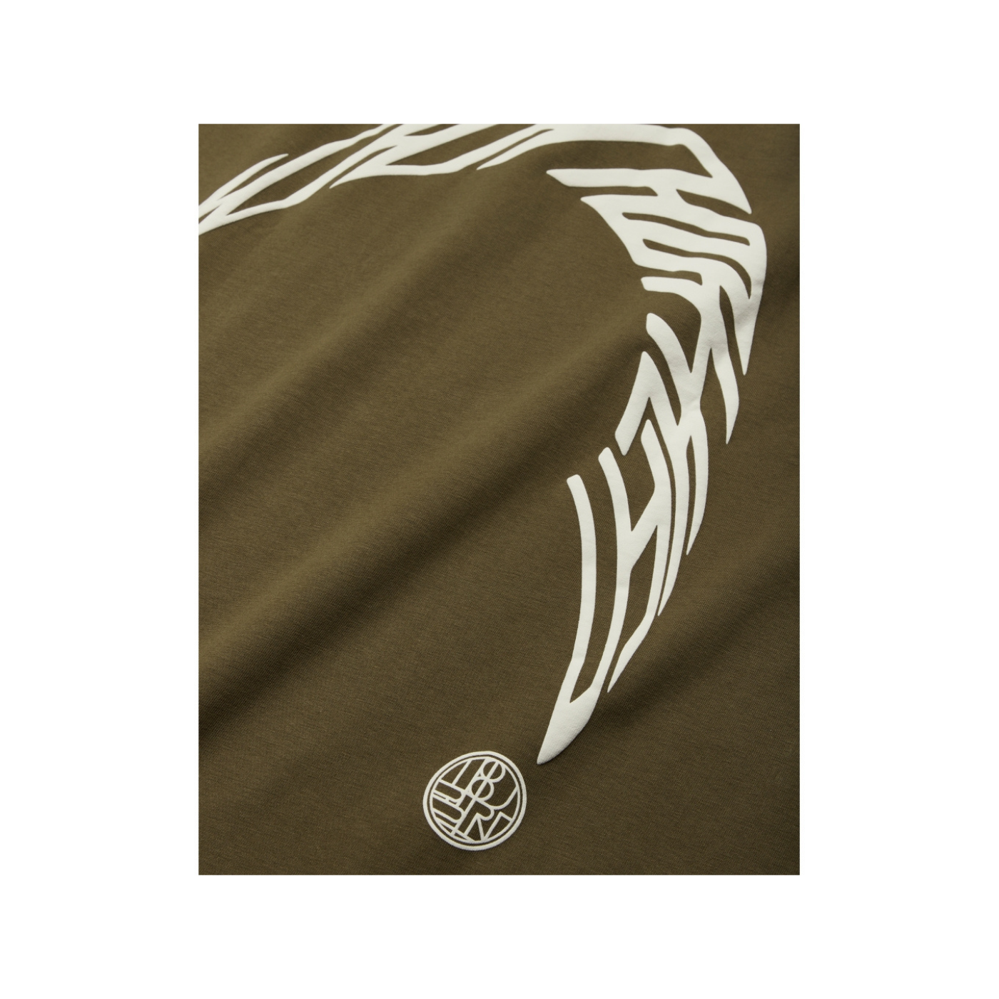 Baine Warp Tee - Dark Olive