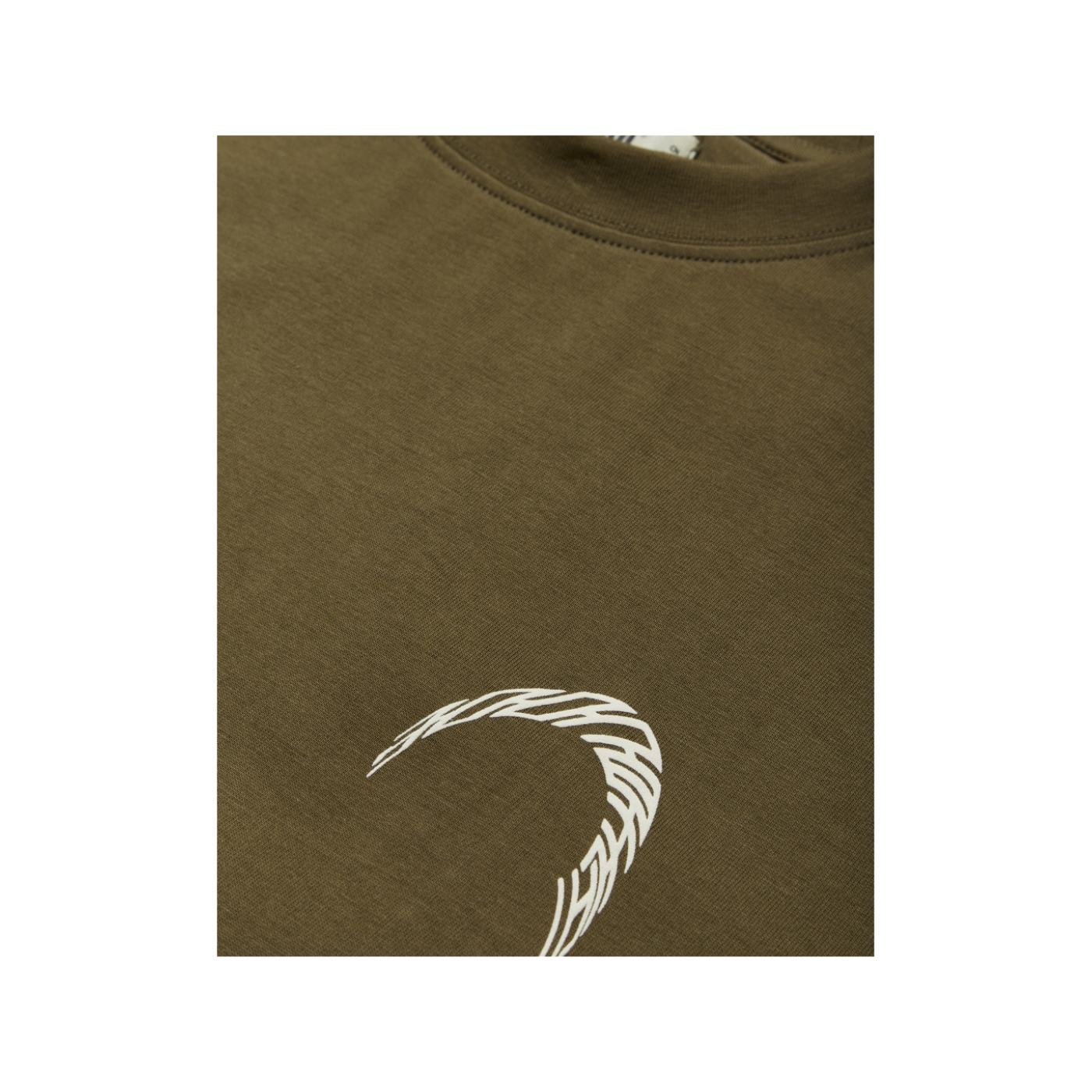Baine Warp Tee - Dark Olive