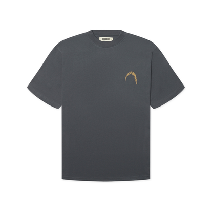 Baine Warp Tee - Slate Blue