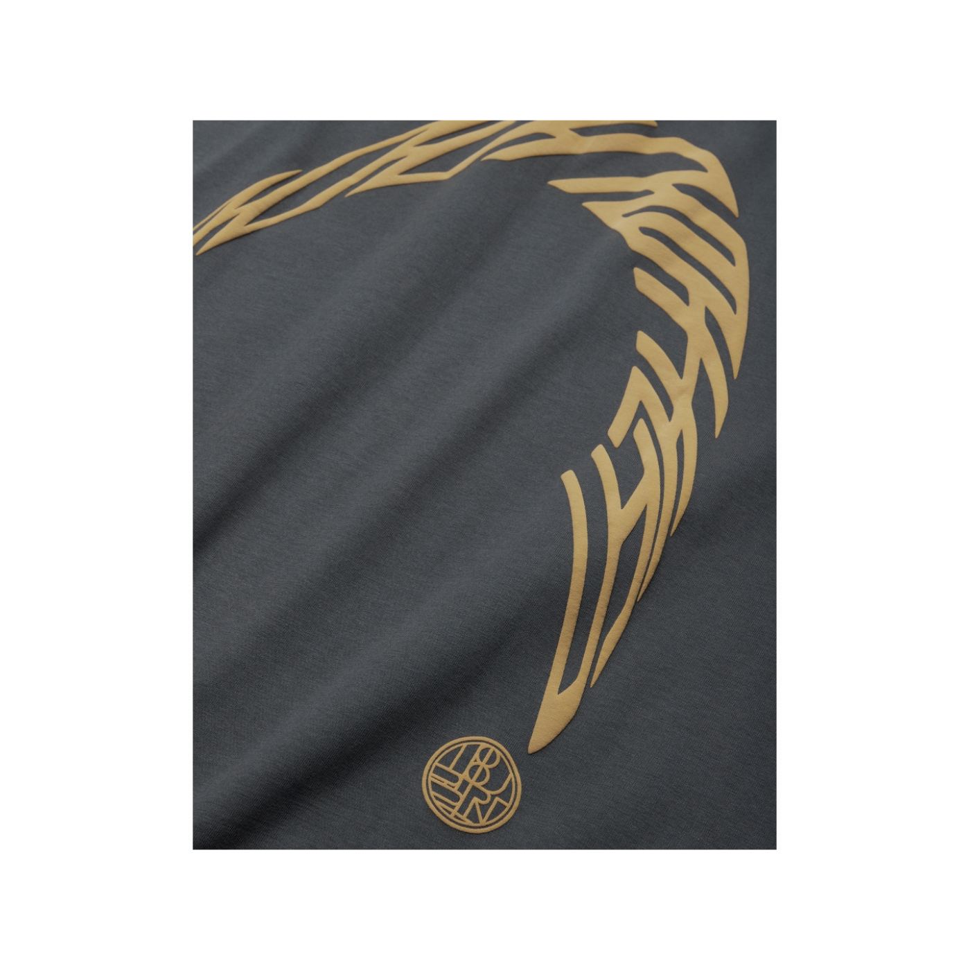 Baine Warp Tee - Slate Blue