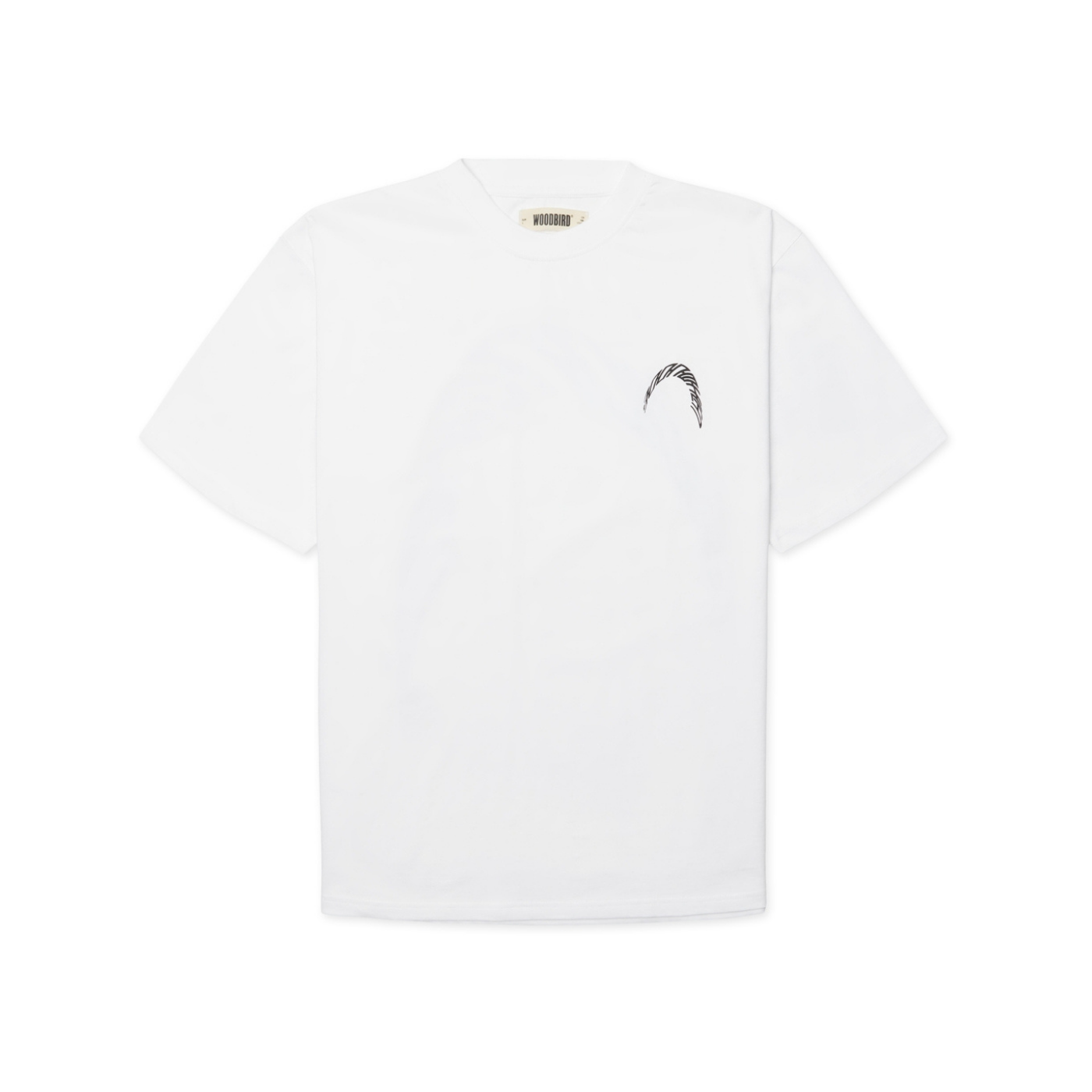Baine Warp Tee - White