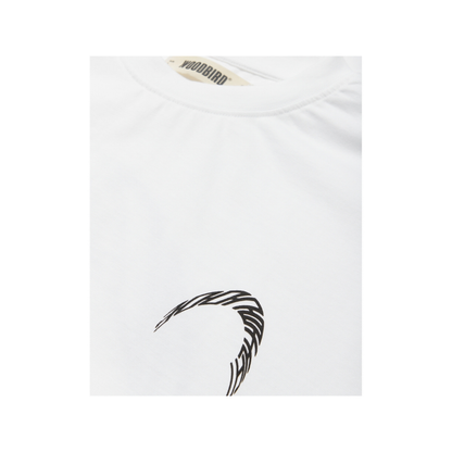 Baine Warp Tee - White