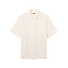 Banks Struc Check Shirt - Off White