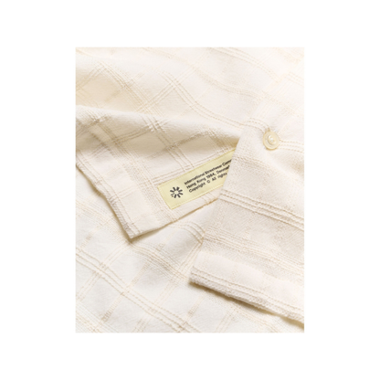 Banks Struc Check Shirt - Off White