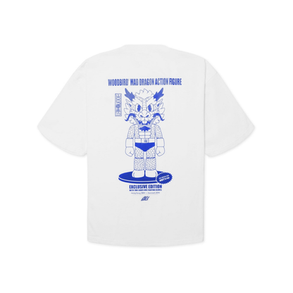 Beam Action Tee - White