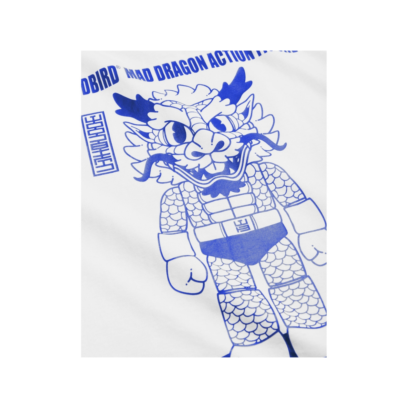 Beam Action Tee - White