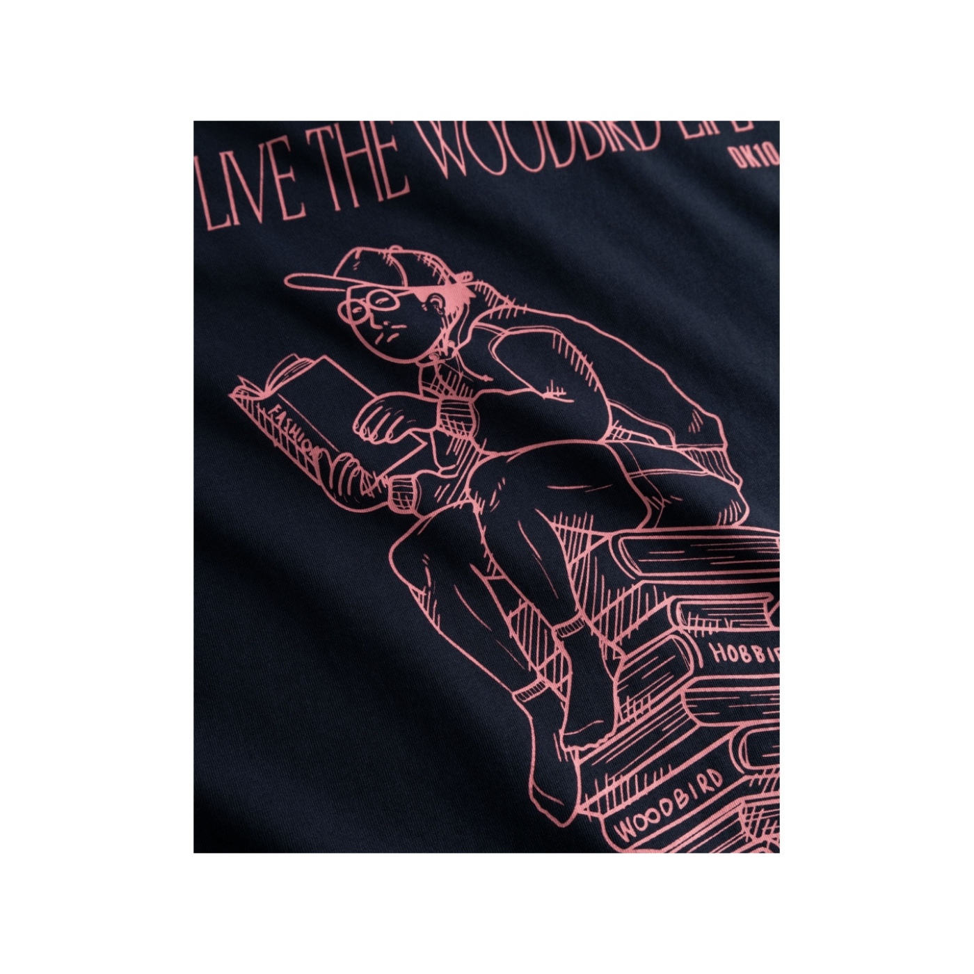 Beam Book Tee - Dark Navy
