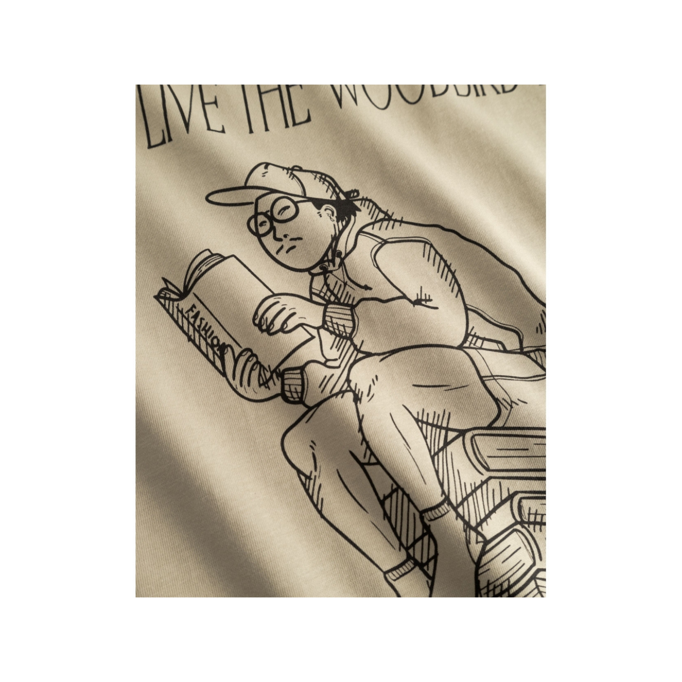 Beam Book Tee - Stone