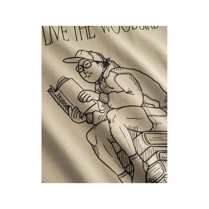 Beam Book Tee - Stone