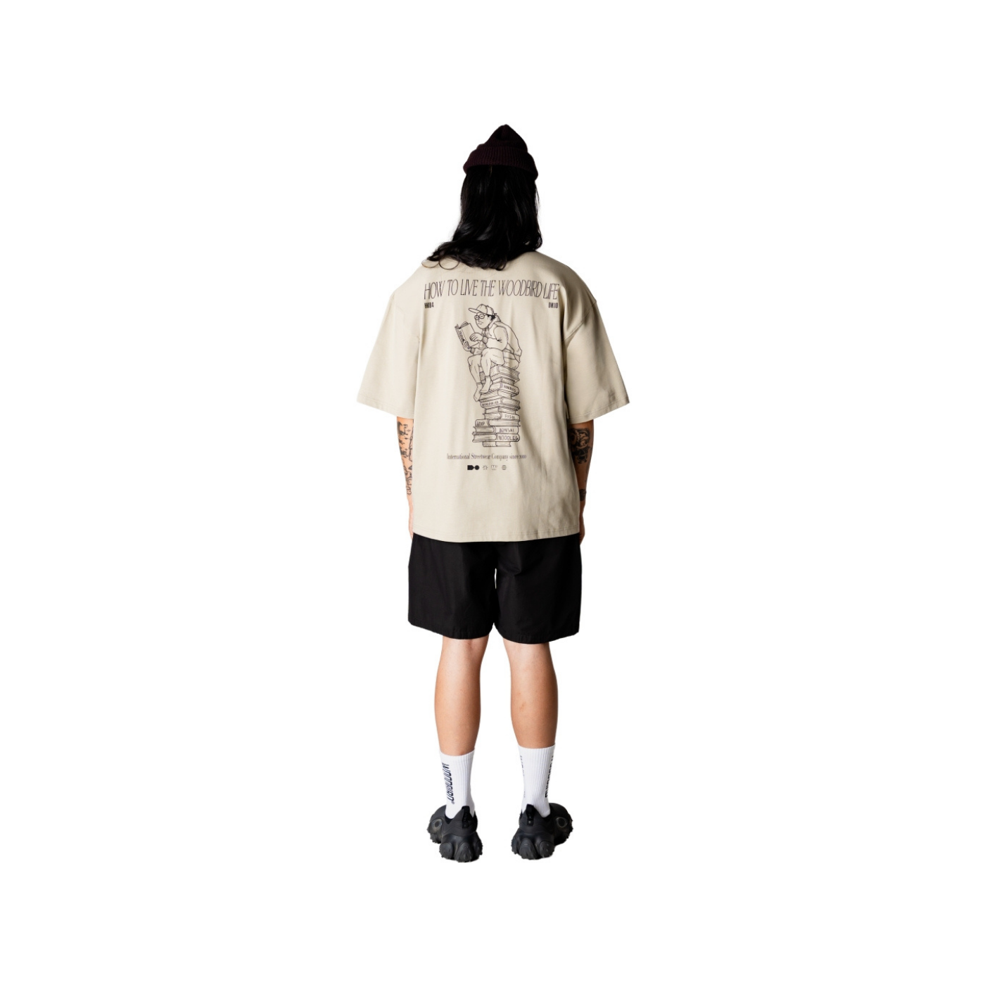 Beam Book Tee - Stone
