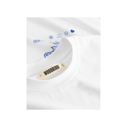 Beam Book Tee - White