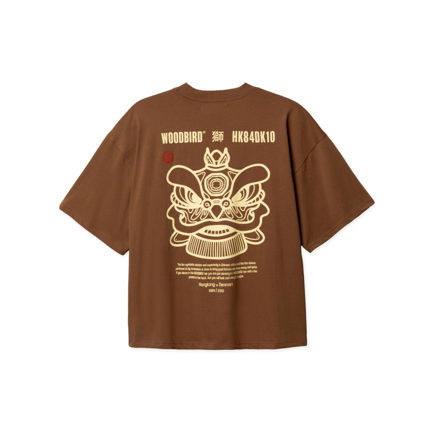 Beam Lion Tee - Mid Brown