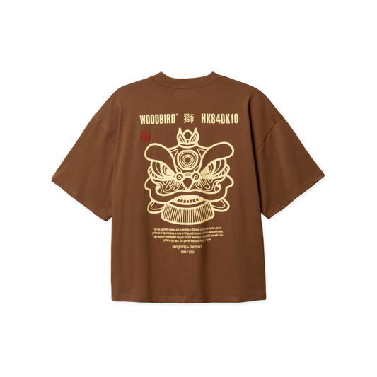 Beam Lion Tee - Mid Brown