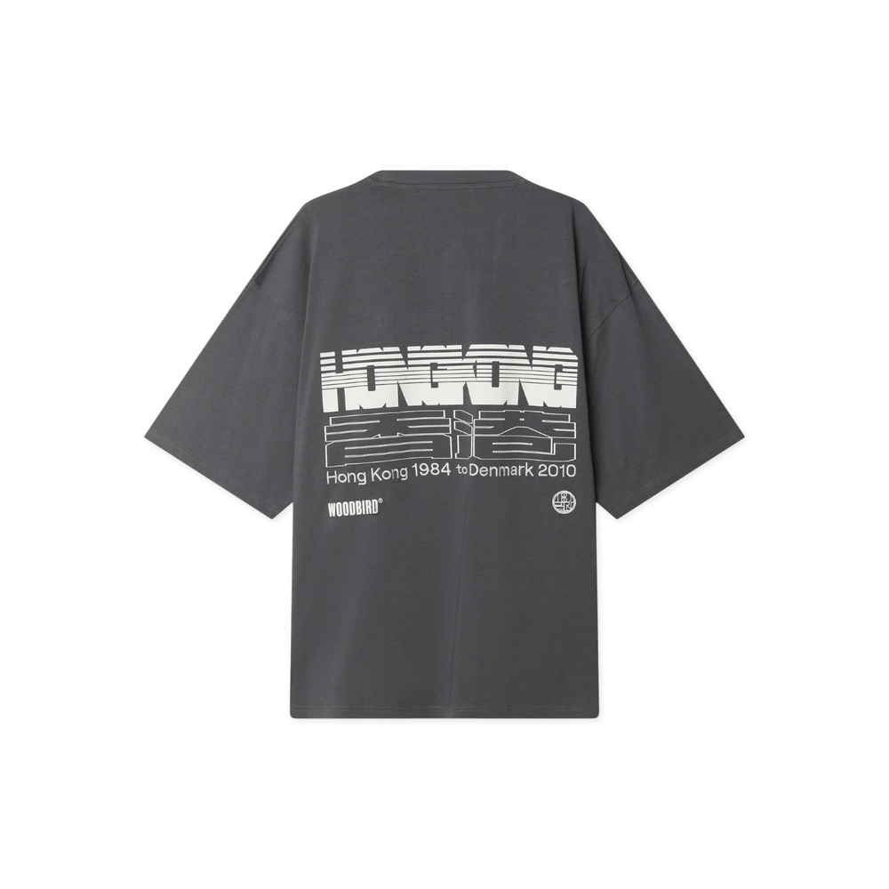 Beam Retro Tee - Slate Blue